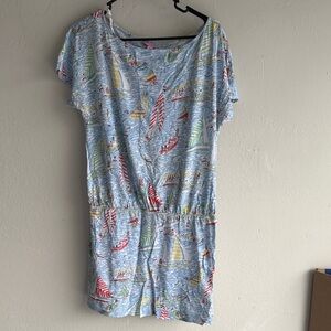 Lilly Pulitzer Multicolor Nautical Swim Coverup